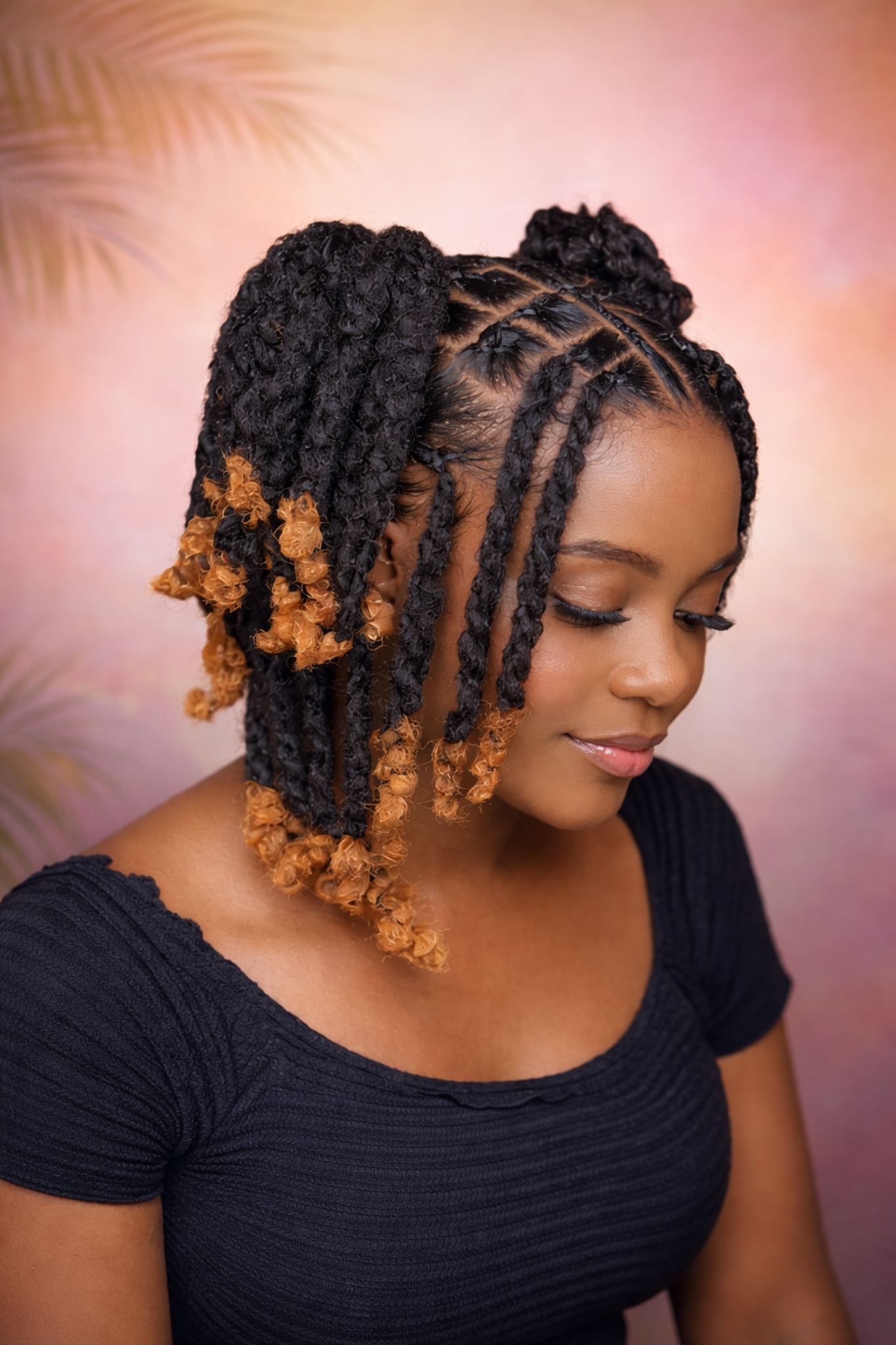 Loc style close-up